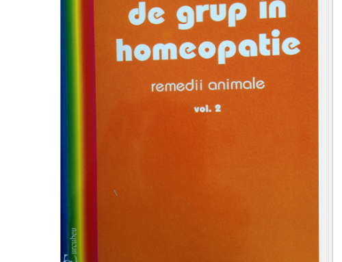 Analiza de grup în homeopatie, vol. 2, remedii animale – Sorina Soescu